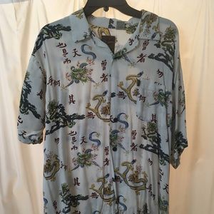 Vintage ‘Japanese Art’ Button-Down